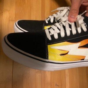 Revenge x Storm Vans - like new size 10 - flame - worn a few times only